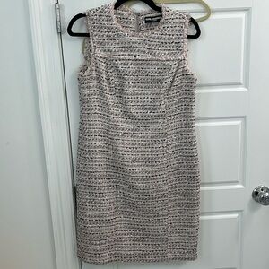 Karl Lagerfeld Pink Tweed Dress